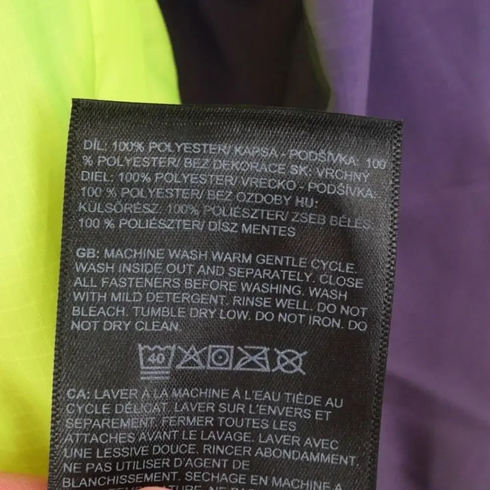 NEW The North Face Men's Medium Cyclone Jacket 3  Black Yellow Water Repellant - Picture 11 of 13